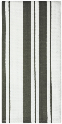 Mu Kitchen 6617-1518 Kitchen Towel, Jacquard Woven Cotton, Nickel, 20 x 30-In.