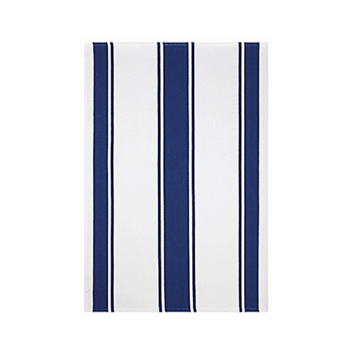 Mu Kitchen 6690-1955 Towel, Ink Blue Stripe, 100% Cotton, 20 x 30-In.