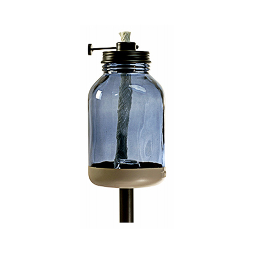 Glass Jar Torch, Adjustable Flame, Converts 3-In-1, 65-In.