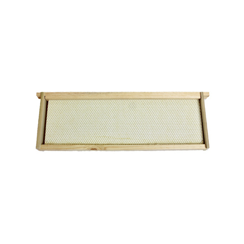 Super Beehive Frame With Foundation, Medium or Honey, Wooden  pack of 5