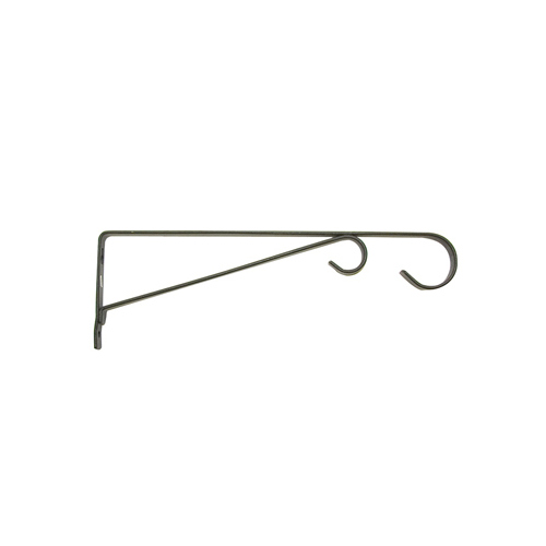 Green Thumb 85521DGT Hanging Plant Bracket, Black Powder-Coated Steel, 12-In.