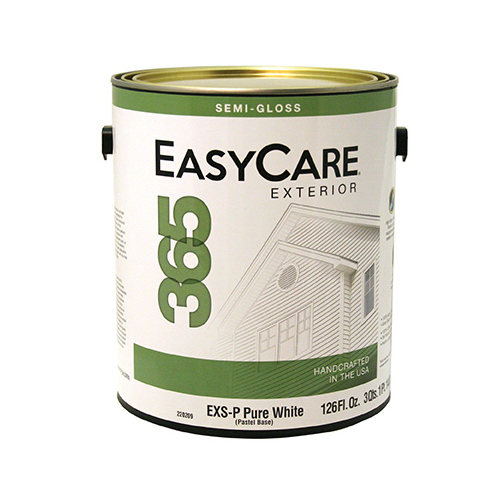 365 Exterior House Paint, Pastel Base Latex Semi-Gloss, 1 Gallon