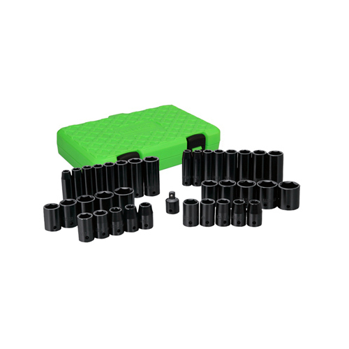 Deep Impact Socket Set, SAE/Metric, 38-Pc.