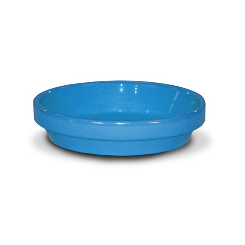 CERAMO PCSABX-8-RB Flower Pot, Robins Egg Blue Ceramic, 7.75 x 1.75-In.