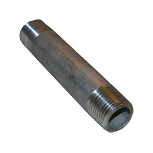 Stainless Steel Pipe Nipple, 1/2 x 4-In.