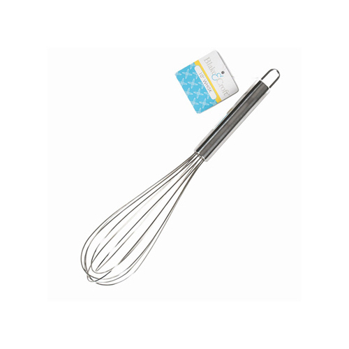 Kitchen Whisk, Stainless Steel, 10-In.