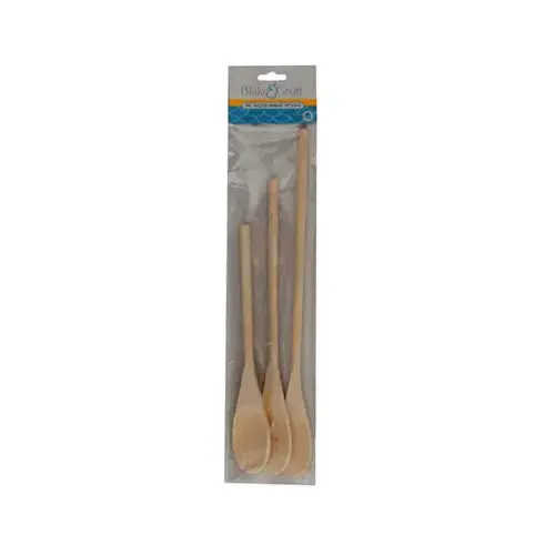 Regent Products G25692 Mixing Spoons, Wooden - pack of 3