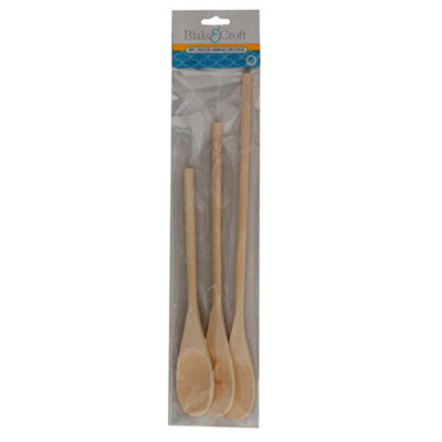 Regent Products G25692 Mixing Spoons, Wooden  pack of 3