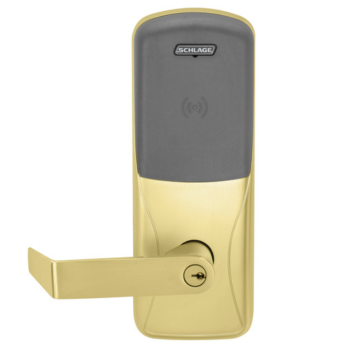 Standalone Classroom Lockdown Solution Satin Brass