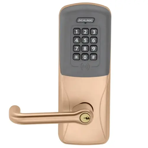 Electric Mortise Lock Satin Bronze Clear Coated