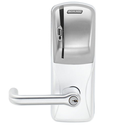 Electric Mortise Lock Bright Chrome