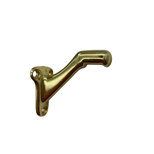 059 Hand Rail Bracket, Bright Brass Plated