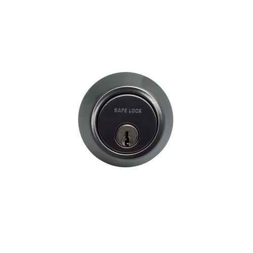Safelock SD9100-15V1 Single Cylinder Deadbolt with RCAL Latch and RCS Strike with New Chassis Satin Nickel Finish