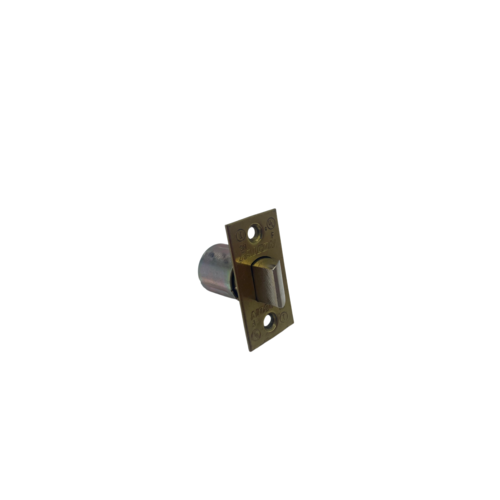2-3/8" Square 1-1/8" Face Spring Latch for B101 Bright Brass Finish