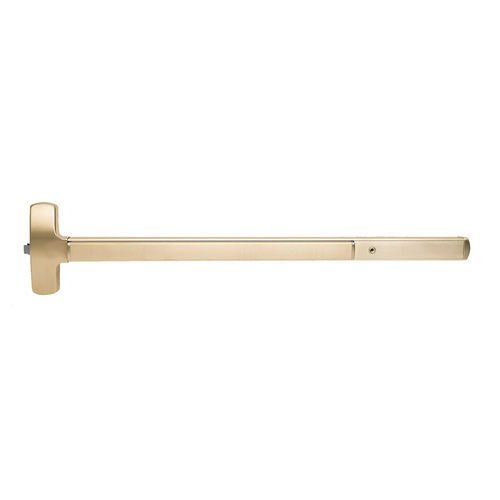 Motorized Exit Device Satin Brass