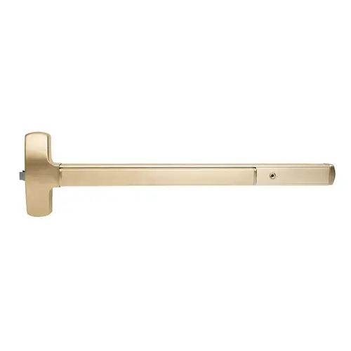 Motorized Exit Device Satin Brass