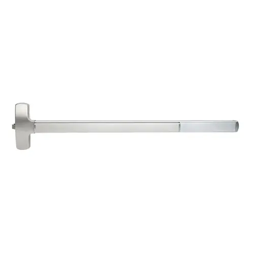 Motorized Exit Device Satin Stainless Steel