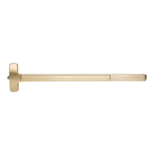 Motorized Exit Device Satin Brass