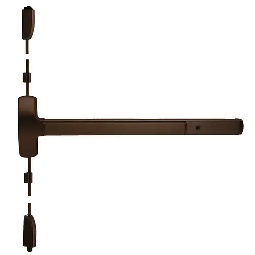 Motorized Exit Device Dark Bronze Anodized Aluminum