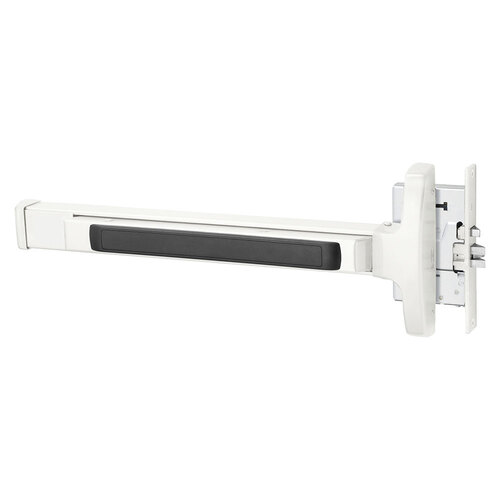 Mortise Exit Device White Suede Powder Coat