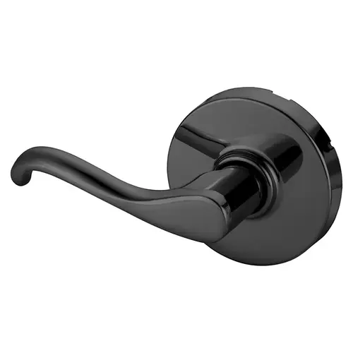 Grade 1 Single Lever Pull Cylindrical Lock, Y Lever, Non-Keyed, Dark Oxidized Statuary Bronze Clear Coated Finish, Left Hand Dark Oxidized Statuary Bronze Clear Coated