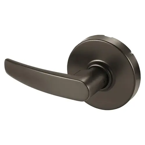 Grade 1 Single Lever Pull Cylindrical Lock, B Lever, Non-Keyed, Dark Oxidized Bronze Finish, Not Handed Dark Oxidized Bronze