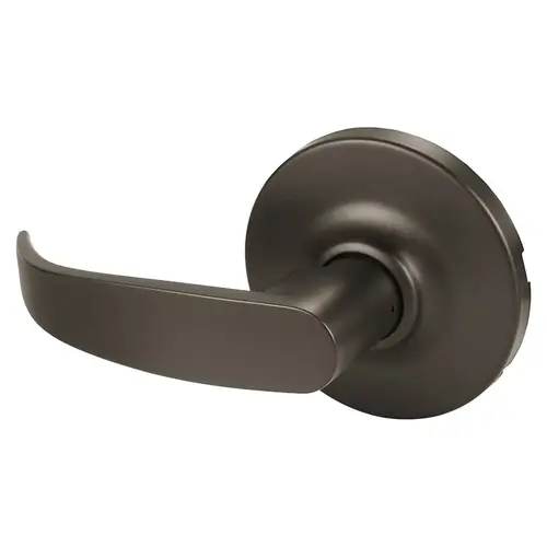 Grade 1 Double Lever Pull Cylindrical Lock, P Lever, Non-Keyed, Dark Oxidized Bronze Finish, Not Handed Dark Oxidized Bronze