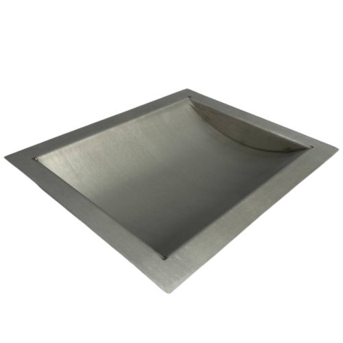 CRL CTD12 Polished Stainless Steel 12" Wide x 10" Deep x 1-9/16" High Standard Drop-In Deal Tray