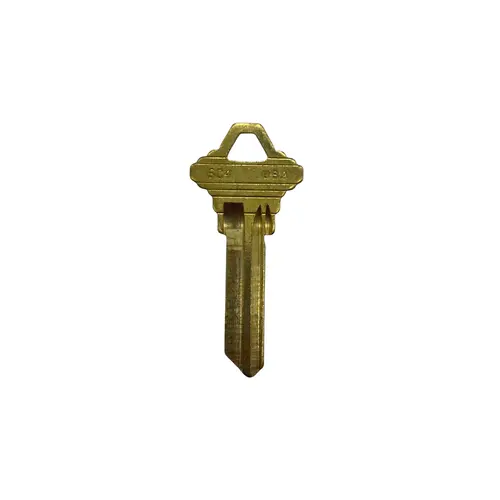 KEY BLANK BRASS SCHLAGE