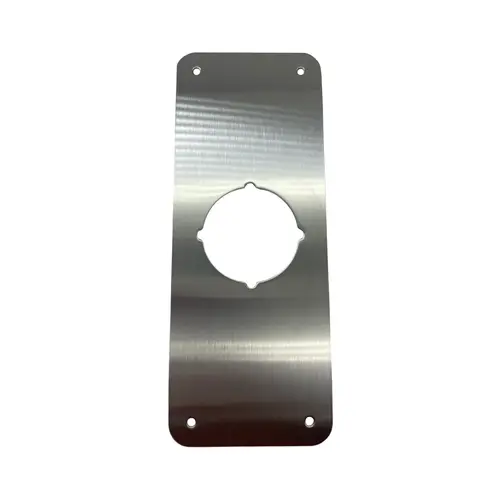 Don Jo RP-13509-630 Don-Jo Remodeler Plate For Locks Without Safety Bolts 3-1/2" X 9" Satin Stainless Steel