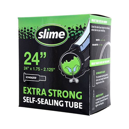 Extra Strong Self-Sealing Bicycle Inner Tube, 24 In.