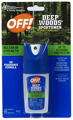 OFF! 01849 Insect Repellent Deep Woods Liquid For Mosquitoes 1 oz