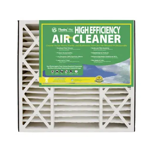 Air Filter 16" W X 25" H X 4.5" D Synthetic 8 MERV Pleated - pack of 2