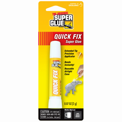 SUPER GLUE CORP/PACER TECH 11710024 15030 Super Glue, Liquid, Intensely Irritating, Clear, 0.07 oz Tube