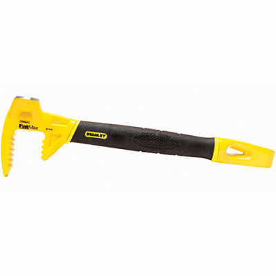 Stanley 55-119 Utility Bar, 15 in L, Beveled Tip, 1 in Chisel Blade Width Tip, Steel, 1 in Dia, 5 in W Powder-Coated