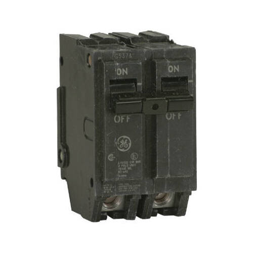 General Electric THQL2150 Feeder Circuit Breaker, Type THQL, 50 A, 2 -Pole, 120/240 V, Plug Mounting