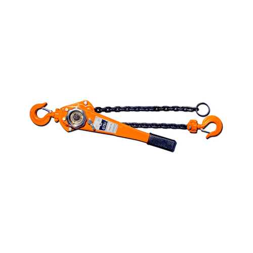 American Power Pull 605 600 Series Chain Puller, 0.75 ton Capacity, 5 ft H Lifting, 13 in Between Hooks