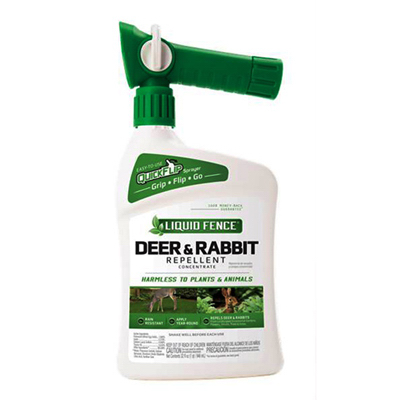 Liquid Fence HG-75044 Animal Repellent, Ready-to-Use2, Repels: Deer, Rabbit White/Yellow