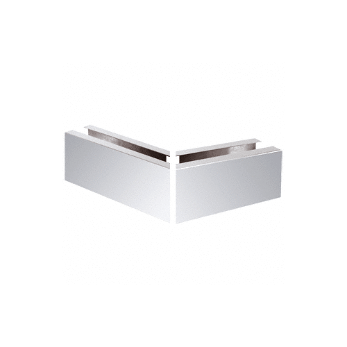 Surfacemate B5A135PS Polished Stainless 12" Mitered 135 Corner Cladding for B5A Series Base Shoe