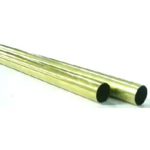 K&S 1/16 in. D X 36 ft. L Round Brass Tube 1 pk