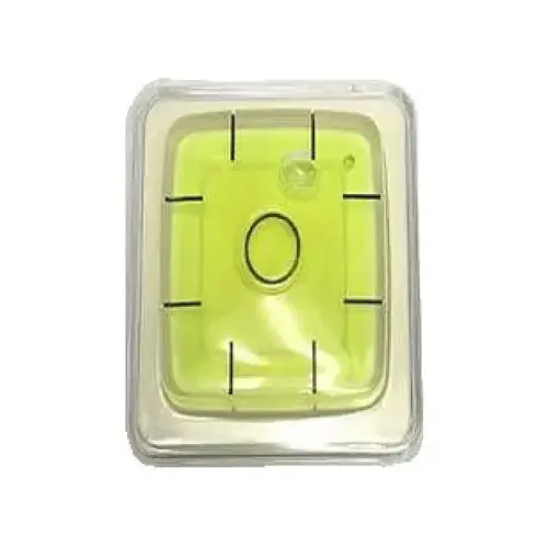 US Hardware RV-305C RV Bullseye Level, 1.75 In. Square, Plastic