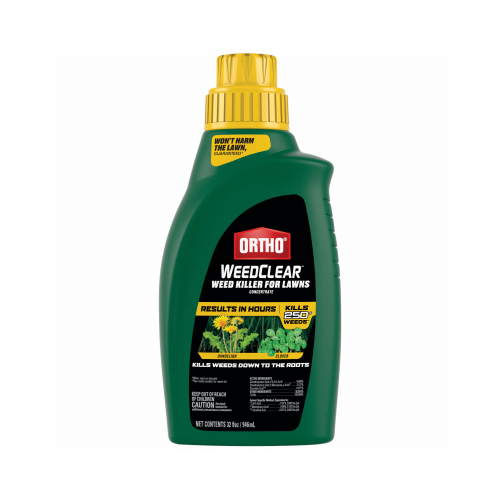 Ortho 0204710 WeedClear Concentrated Lawn Weed Killer, Liquid, 32 oz Bottle