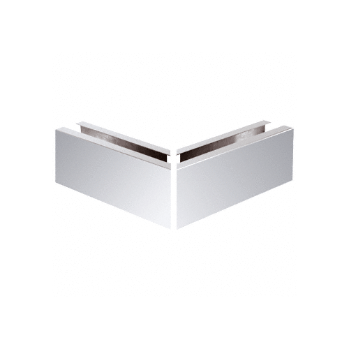 Surfacemate B5A90PS Polished Stainless 12" Mitered 90 Corner Cladding for B5A Series Base Shoe