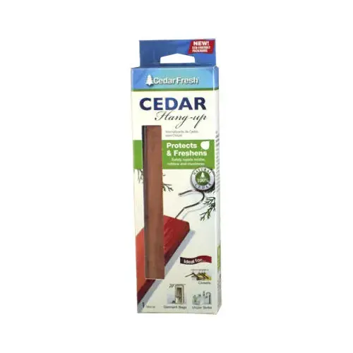 Odor Eliminator Natural Cedar Scent 9.63" Wood - pack of 6