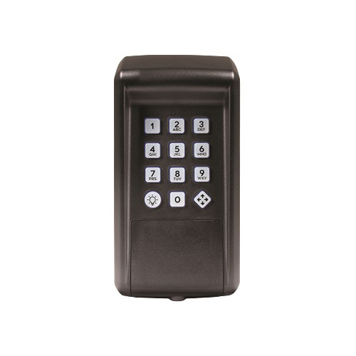 Wireless Digital Keypad, 4.1 in W, 2.2 in D, 9.8 in H, 25 Programming Code, ABS Housing Material