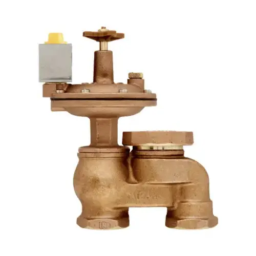 Anti-Siphon Valve, 3/4 in, FNPT, 100 to 150 psi Pressure, 24 V, Brass Body