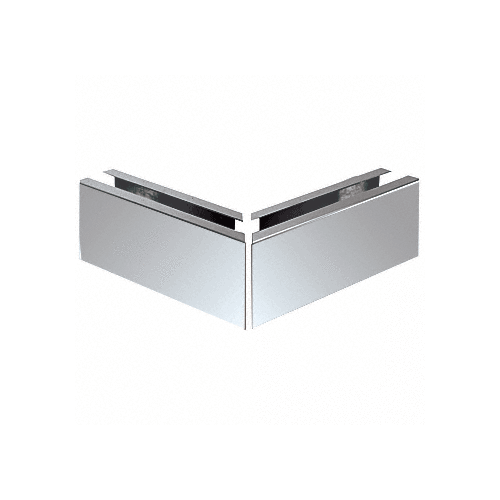 316 Polished Stainless 12" Mitered 90 degree Corner Cladding for B6S Series Square Base Shoe