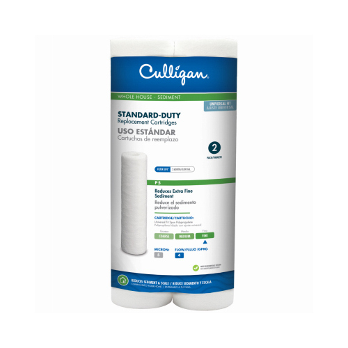 Culligan P5 Water Filter Cartridge, 5 um Filter, Polypropylene Spun Filter Media - pack of 2