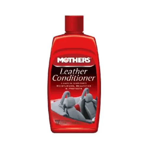 Leather Conditioner, 12 oz Bottle, Liquid, Coconut, White, Beige