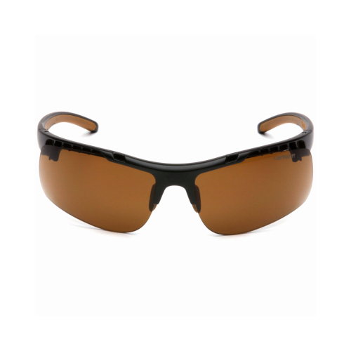 CARHARTT CHB718DTCC Safety Glasses Rockwood Anti-Fog Sandstone Bronze Lens Black Frame